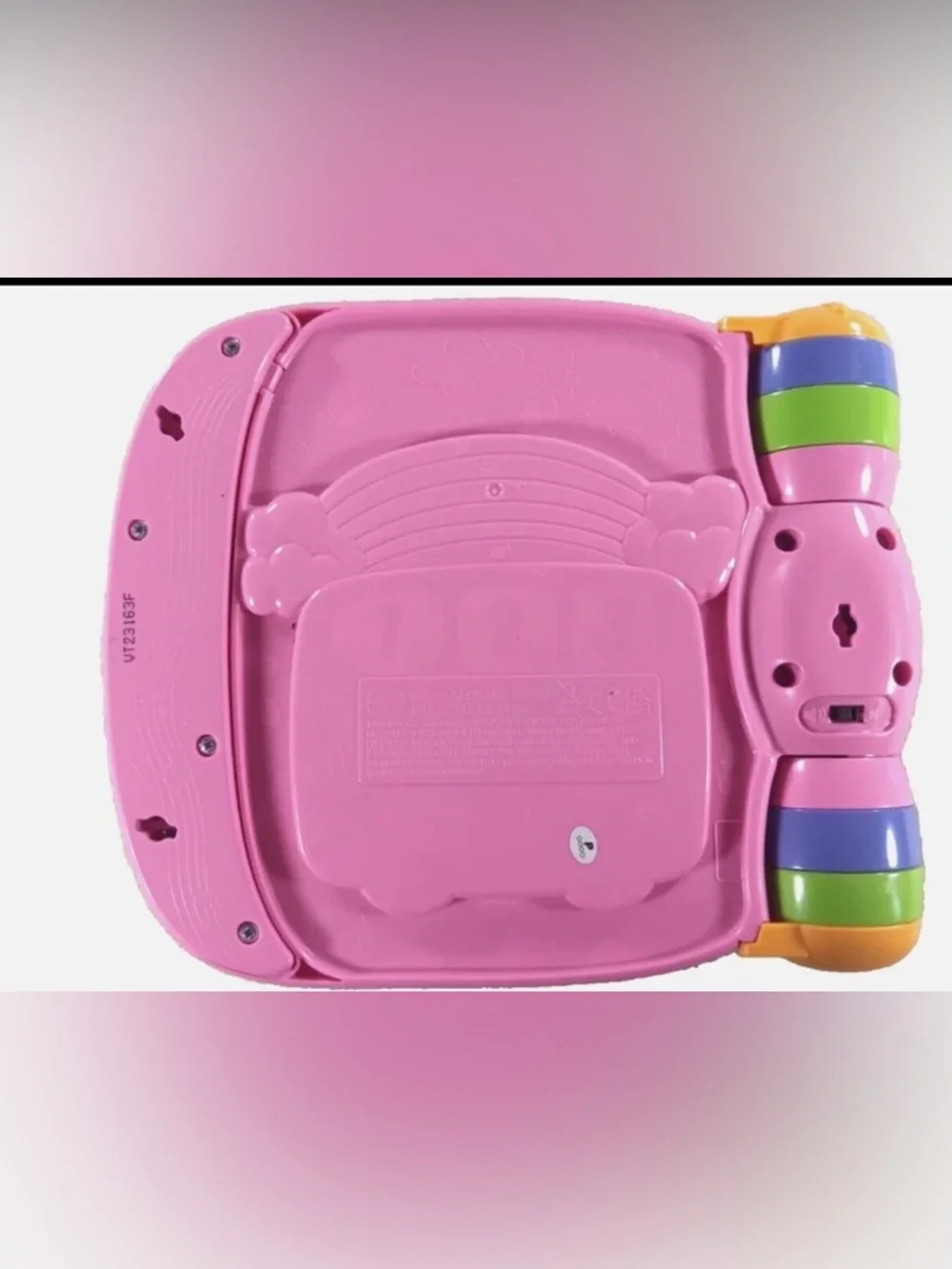 Vtech Musical Rhymes Book - Pink and Yellow - Picture 3 of 3